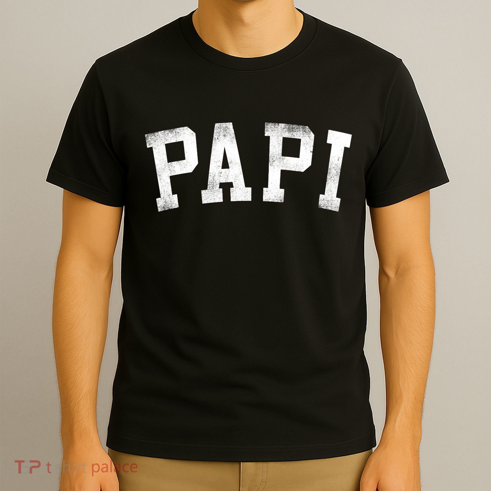 Papi Classic Bold Font Birthday Papi T-Shirt