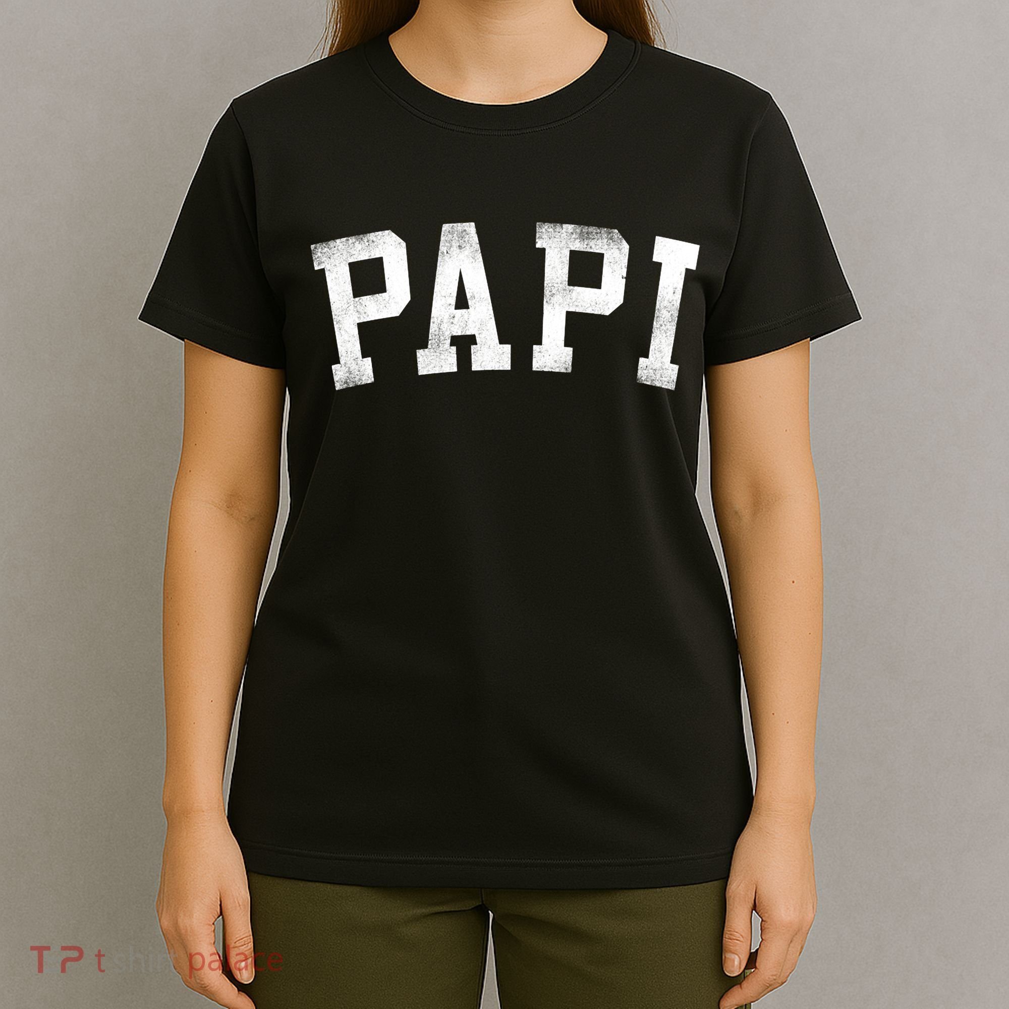 Papi Classic Bold Font Birthday Papi T-Shirt