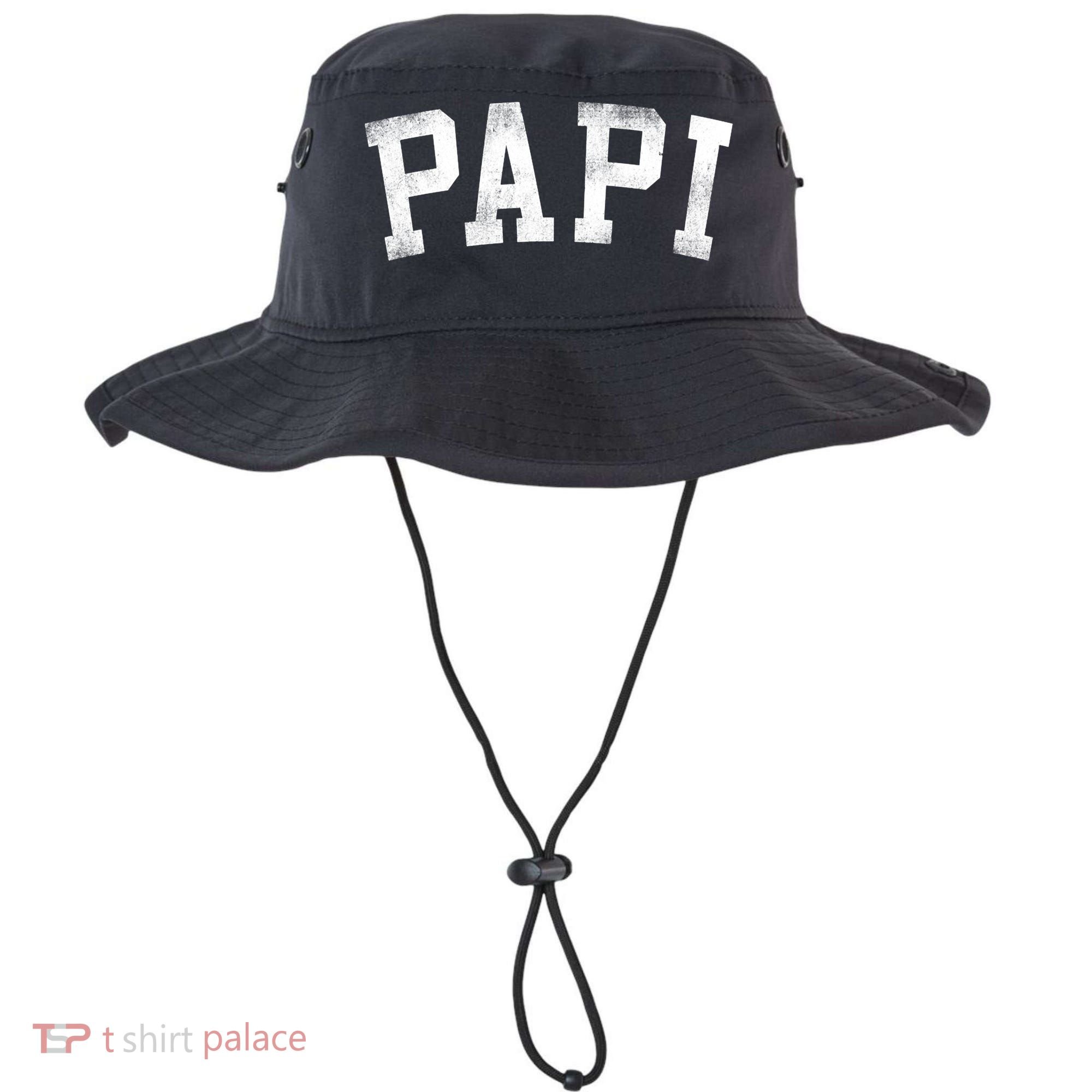 Papi Classic Bold Font Birthday Papi Bucket Hat