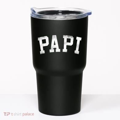 Papi Classic Bold Font Birthday Papi Tumbler