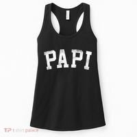 Papi Classic Bold Font Birthday Papi Women's Tank Top thumb 0