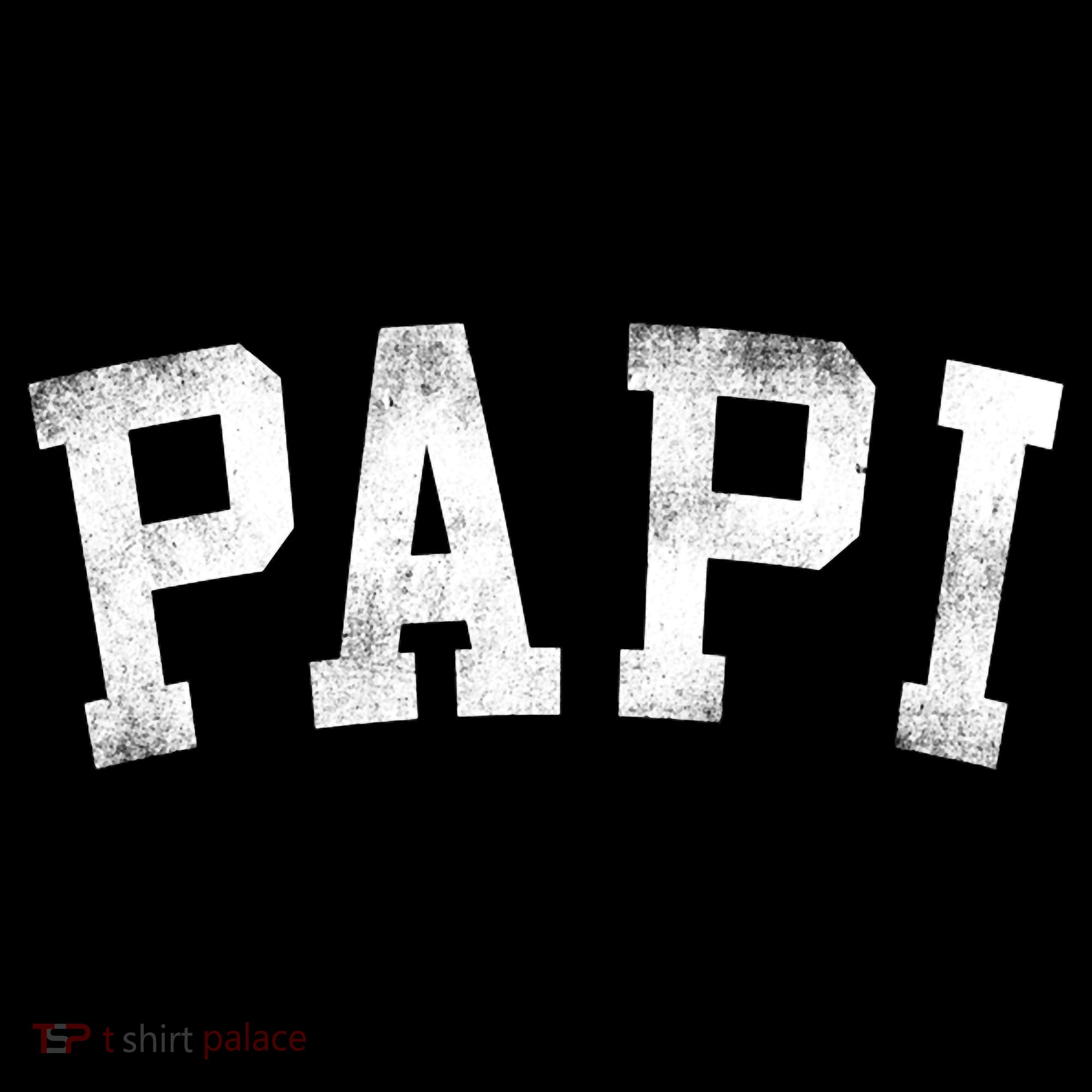 Papi Classic Bold Font Birthday Papi Baby Bodysuit