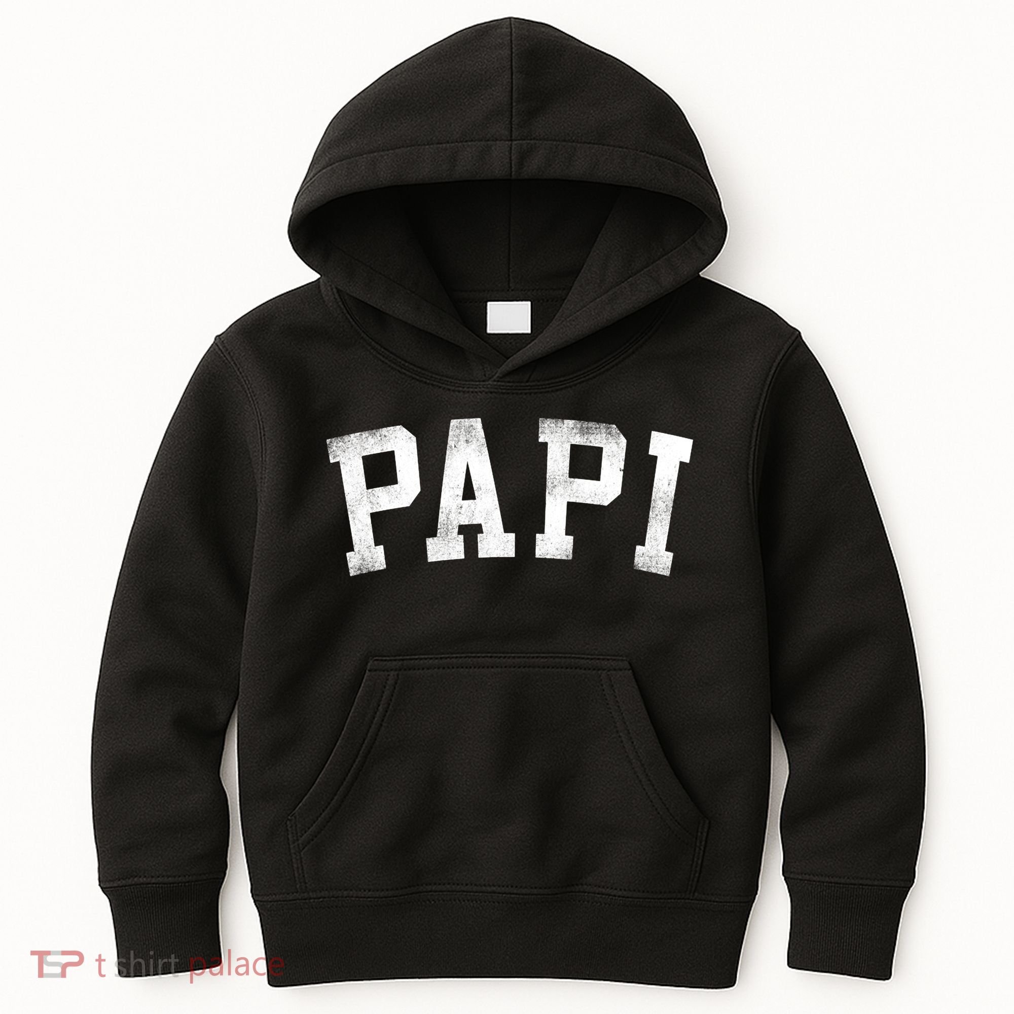 Papi Classic Bold Font Birthday Papi Kids Hoodie