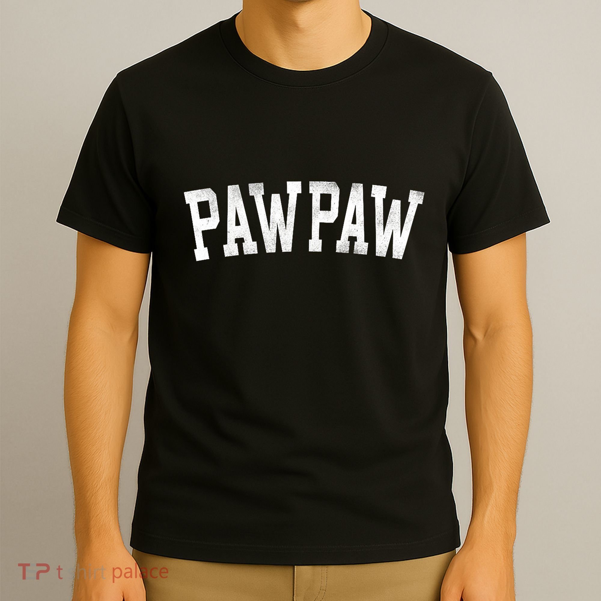 Pawpaw Classic Bold Font FatherS Day Pawpaw Raglan Baseball T-Shirt