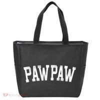 Pawpaw Classic Bold Font FatherS Day Pawpaw Raglan Baseball Tote Bag thumb 0