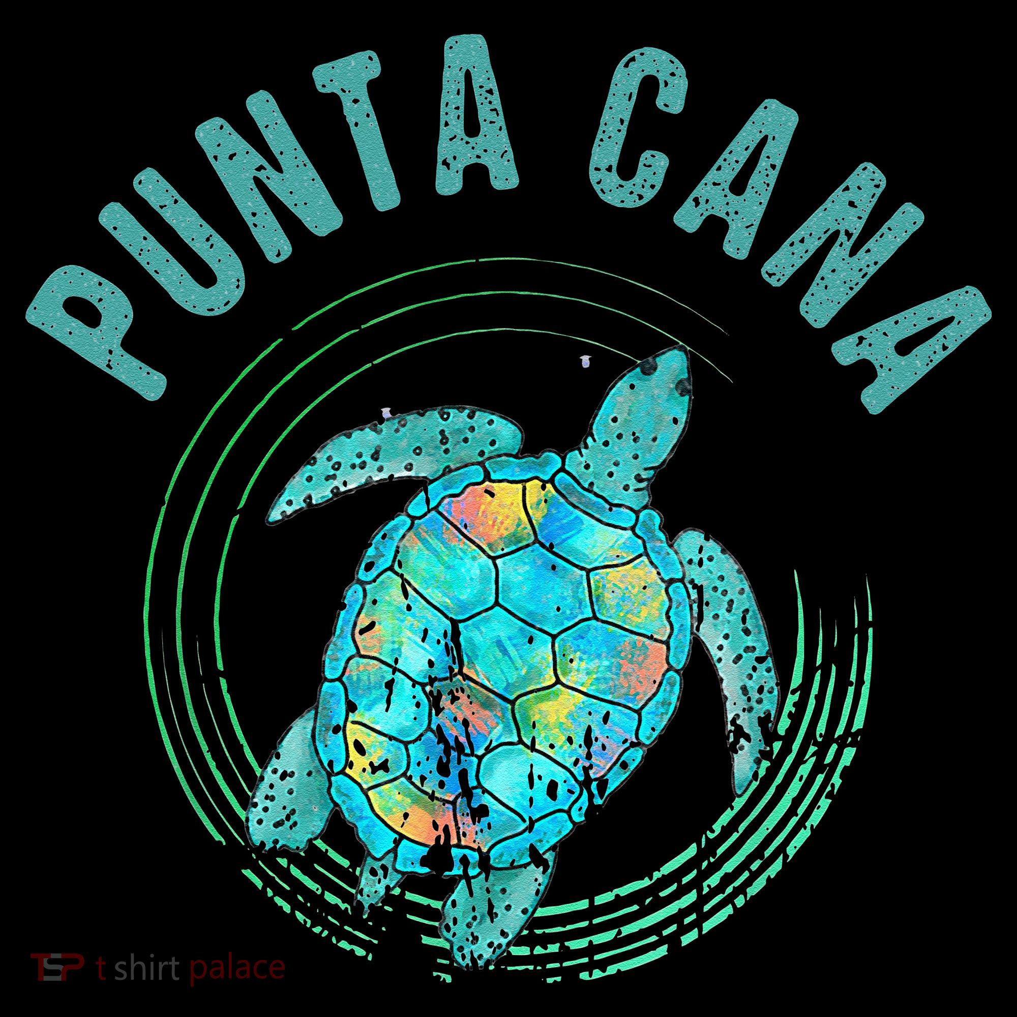 Punta Cana Beach Sea Turtle Illustration Gift Pajama Set