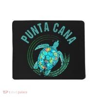 Punta Cana Beach Sea Turtle Illustration Gift Mousepad thumb 0