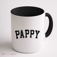Pappy Classic Bold Font FatherS Day Pappy Coffee Mug thumb 1
