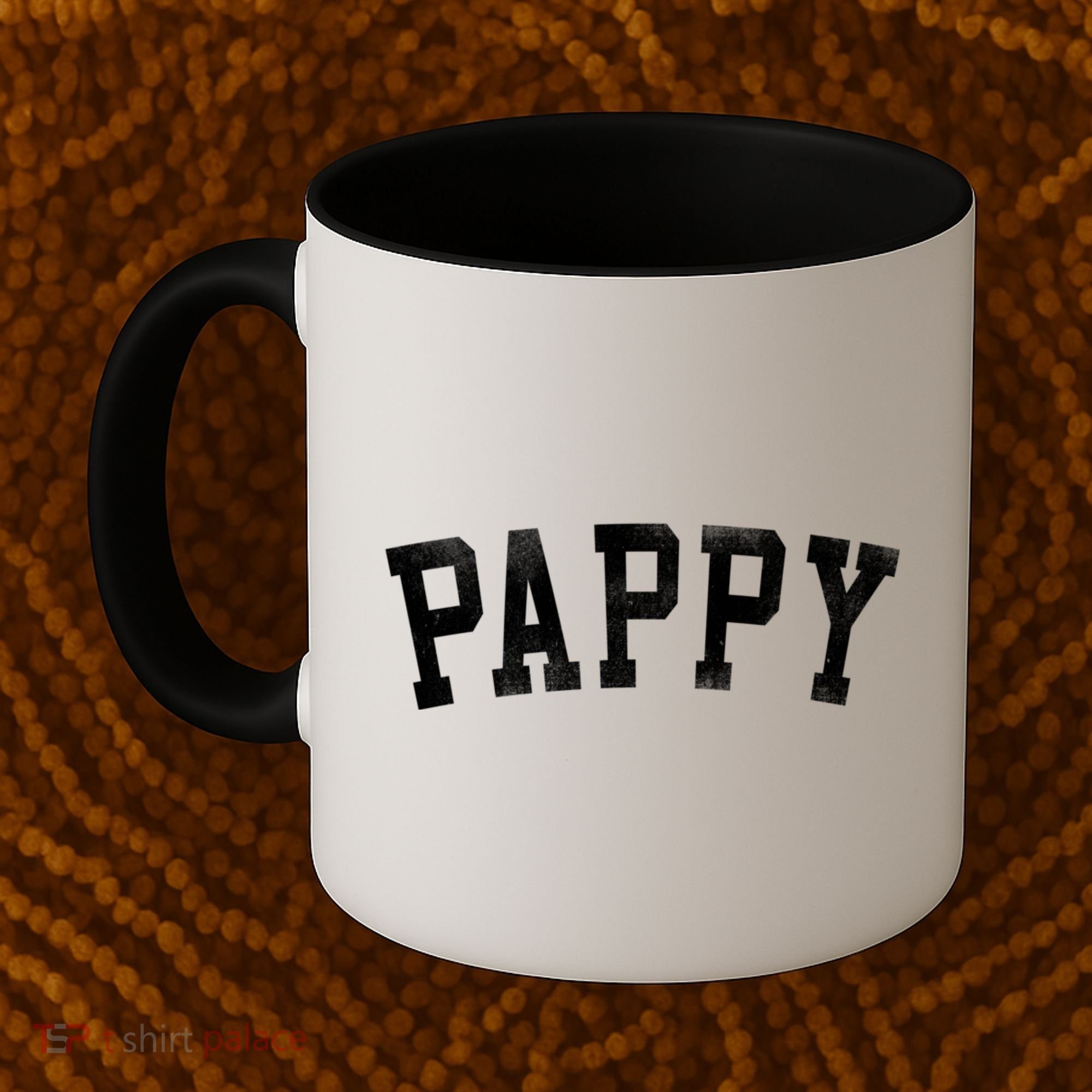 Pappy Classic Bold Font FatherS Day Pappy Coffee Mug