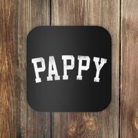 Pappy Classic Bold Font FatherS Day Pappy Coaster thumb 0
