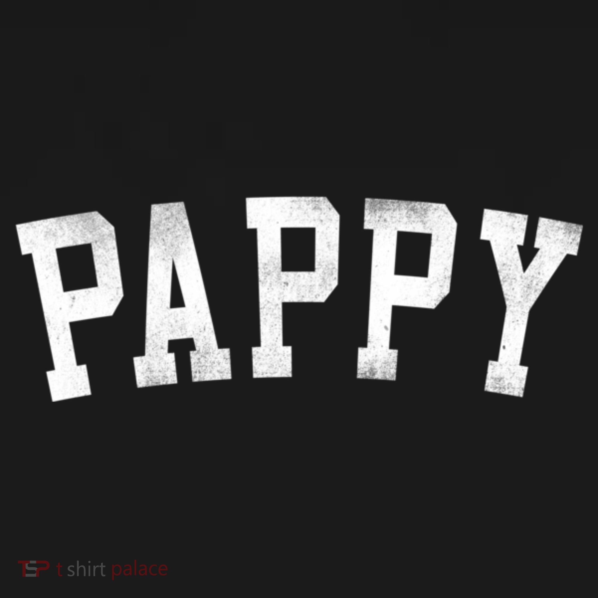 Pappy Classic Bold Font FatherS Day Pappy Polo