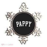 Pappy Classic Bold Font FatherS Day Pappy Ornament thumb 0