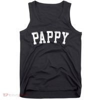 Pappy Classic Bold Font FatherS Day Pappy Tank Top thumb 0