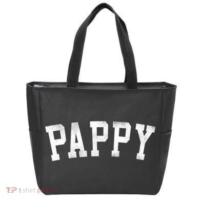 Pappy Classic Bold Font FatherS Day Pappy Tote Bag