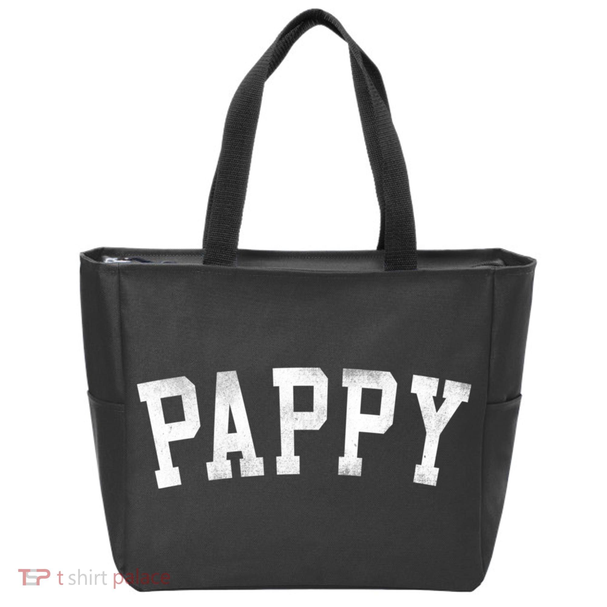 Pappy Classic Bold Font FatherS Day Pappy Tote Bag
