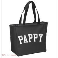 Pappy Classic Bold Font FatherS Day Pappy Tote Bag thumb 2