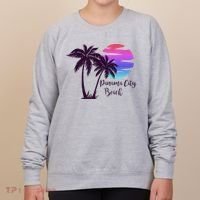 PANAMA CITY BEACH Florida Spring Break Vacation Honeymoon Premium Women's Sweatshirt thumb 0