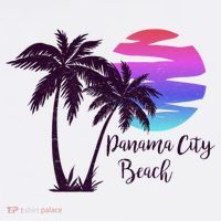 PANAMA CITY BEACH Florida Spring Break Vacation Honeymoon Premium USA-Made Doggie Bandana thumb 2