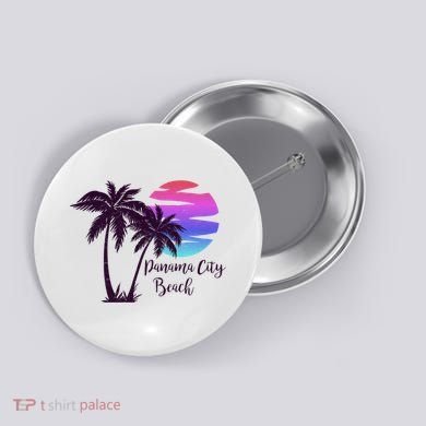 PANAMA CITY BEACH Florida Spring Break Vacation Honeymoon Premium Button