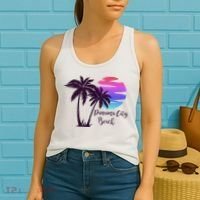 PANAMA CITY BEACH Florida Spring Break Vacation Honeymoon Premium Women's Tank Top thumb 2