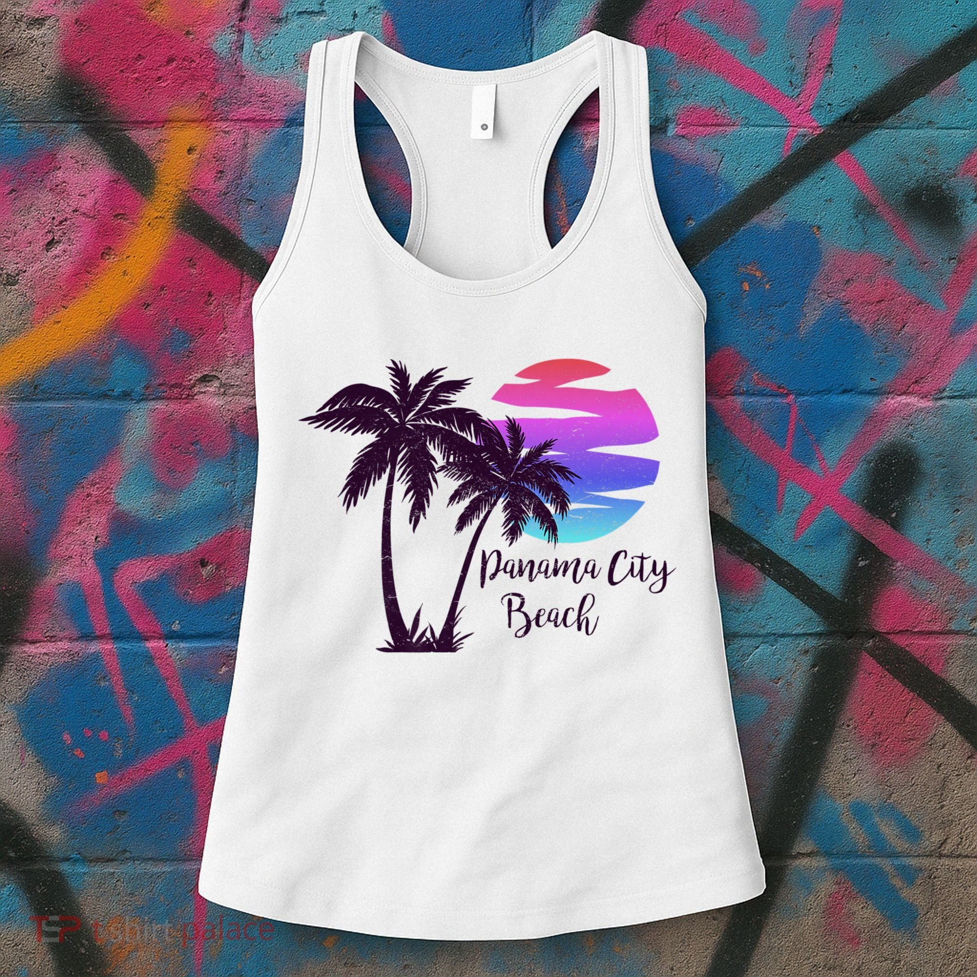 PANAMA CITY BEACH Florida Spring Break Vacation Honeymoon Premium Women's Tank Top