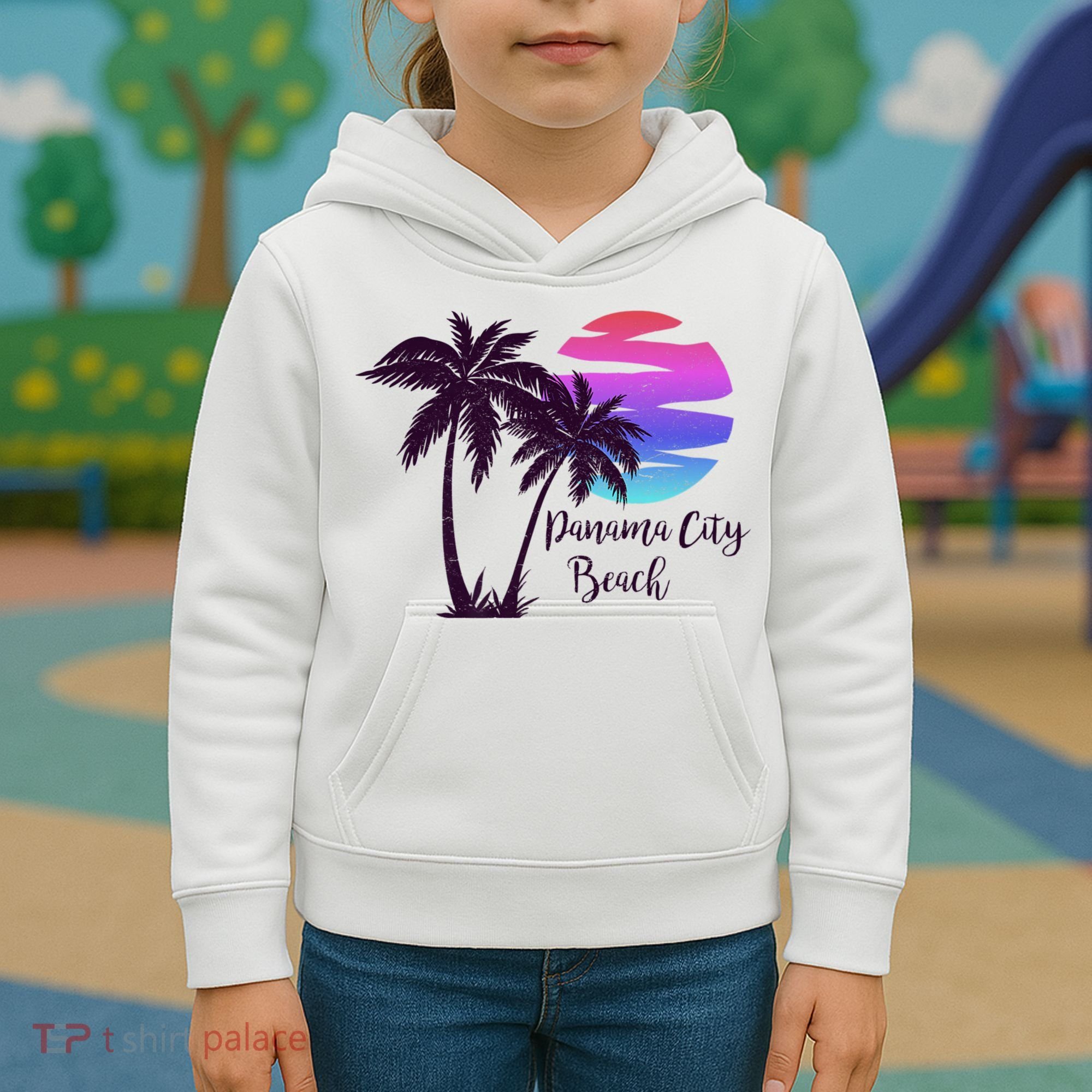PANAMA CITY BEACH Florida Spring Break Vacation Honeymoon Premium Kids Hoodie