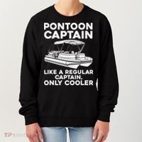 Pontoon Captain Boat Owner Women's Sweatshirt thumb 0