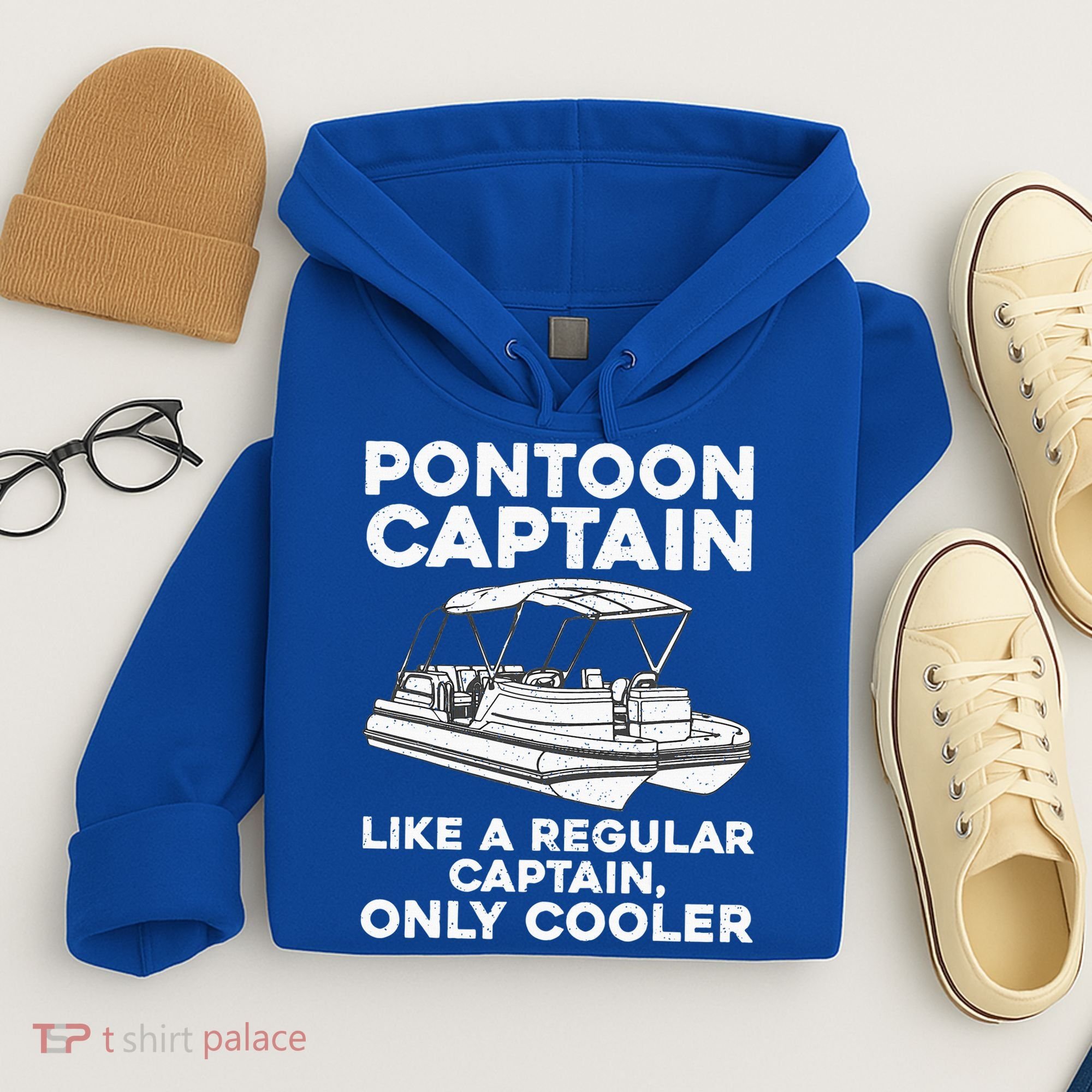 Pontoon Captain Boat Owner Hoodie