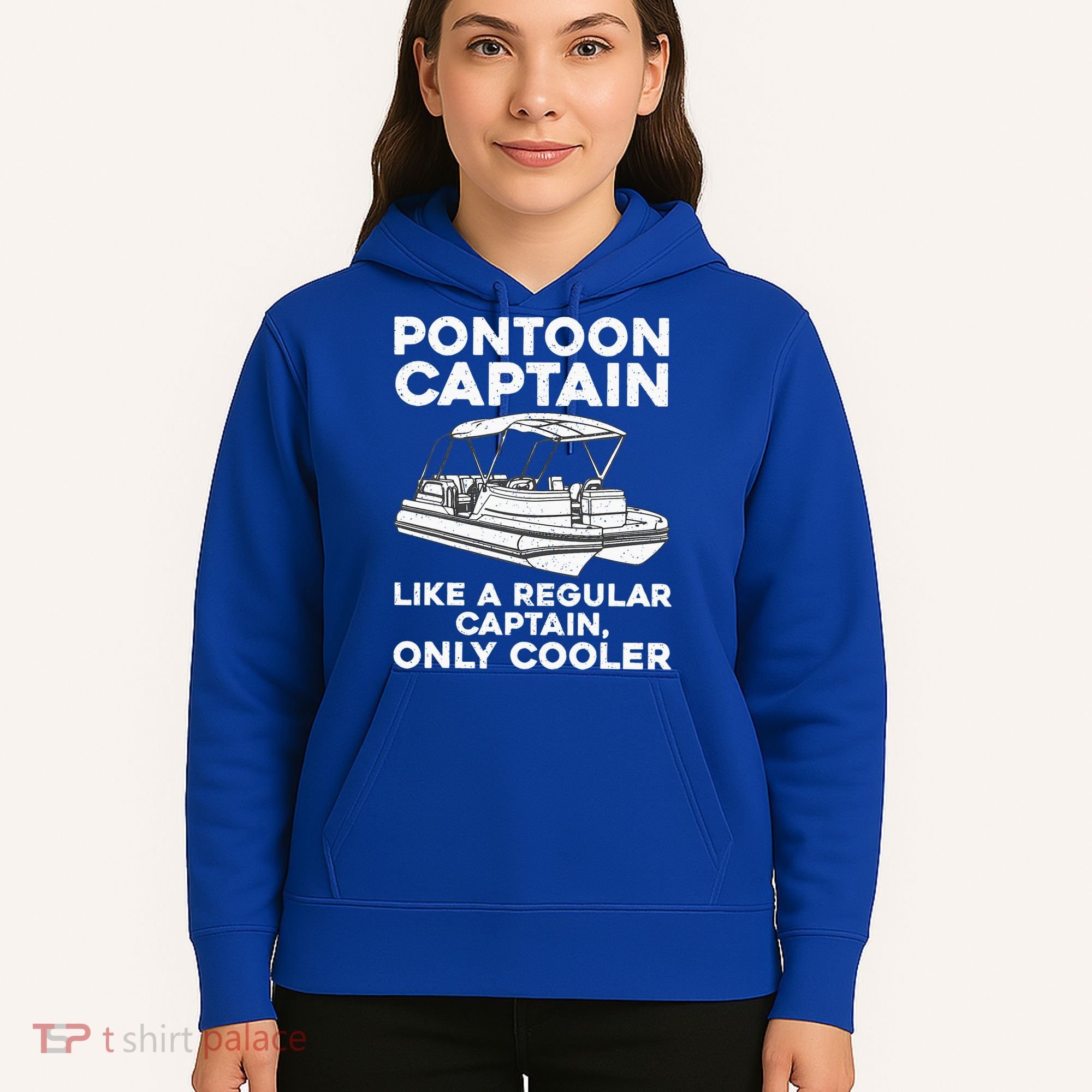 Pontoon Captain Boat Owner Hoodie