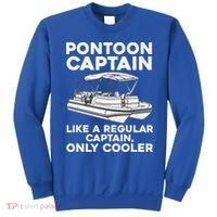 Pontoon Captain Boat Owner Sweatshirt thumb 0