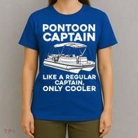 Pontoon Captain Boat Owner T-Shirt thumb 4