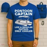 Pontoon Captain Boat Owner T-Shirt thumb 6