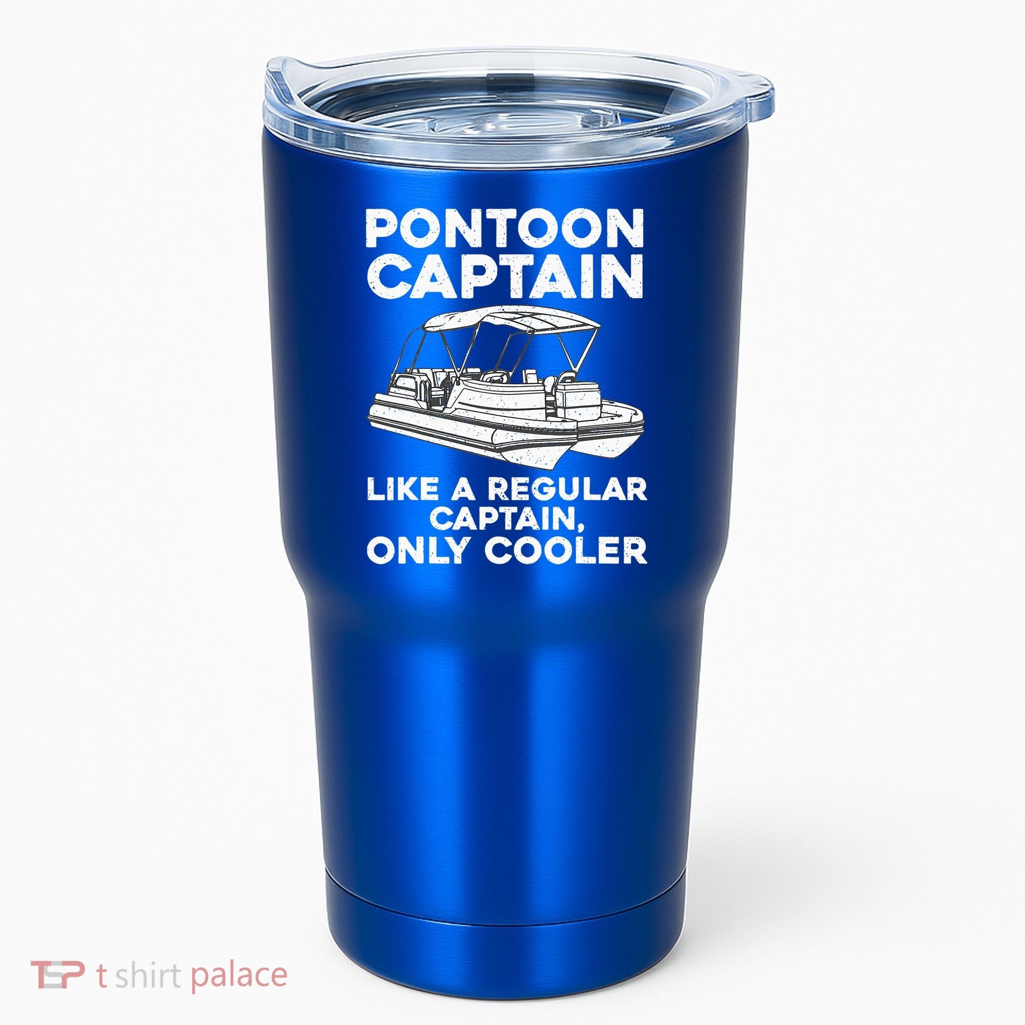 Pontoon Captain Boat Owner Tumbler
