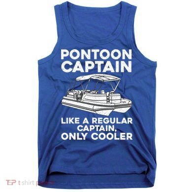 Pontoon Captain Boat Owner Tank Top