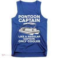 Pontoon Captain Boat Owner Tank Top thumb 0