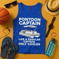 Pontoon Captain Boat Owner Tank Top thumb 4
