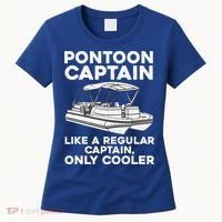 Pontoon Captain Boat Owner Women's T-Shirt thumb 0
