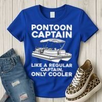 Pontoon Captain Boat Owner Women's T-Shirt thumb 3