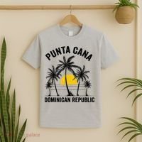 Punta Cana Beach Souvenir RD Dominican Republic 2022 T-Shirt thumb 2