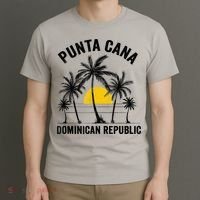 Punta Cana Beach Souvenir RD Dominican Republic 2022 T-Shirt thumb 3