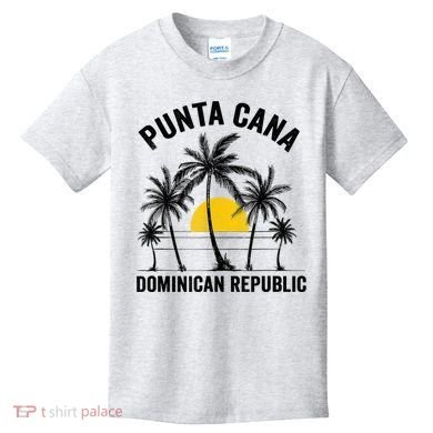 Punta Cana Beach Souvenir RD Dominican Republic 2022 Kids T-Shirt