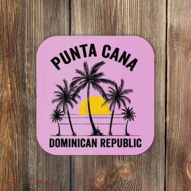 Punta Cana Beach Souvenir RD Dominican Republic 2022 Coaster