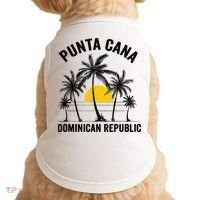Punta Cana Beach Souvenir RD Dominican Republic 2022 Doggie Tank thumb 0