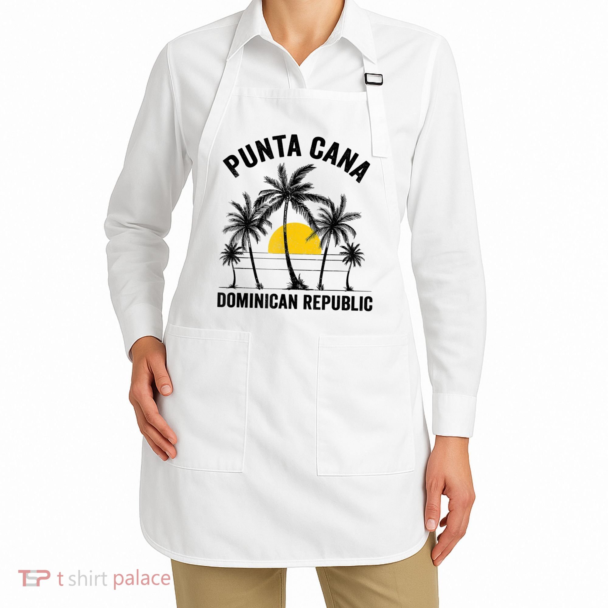 Punta Cana Beach Souvenir RD Dominican Republic 2022 Apron