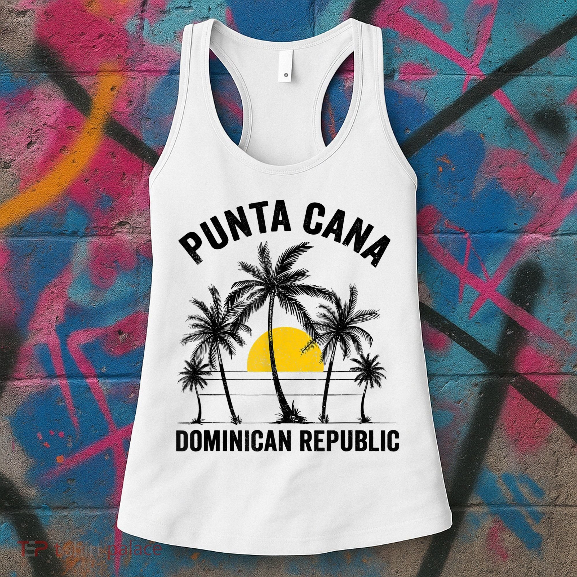 Punta Cana Beach Souvenir RD Dominican Republic 2022 Women's Tank Top