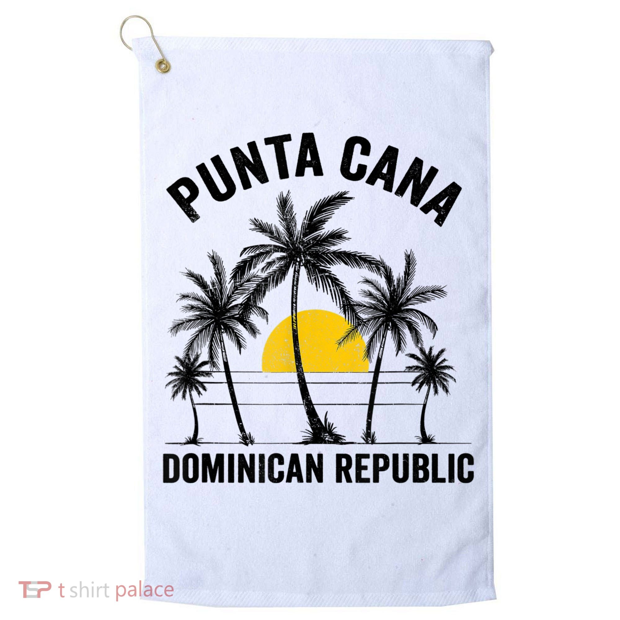 Punta Cana Beach Souvenir RD Dominican Republic 2022 Golf Towel