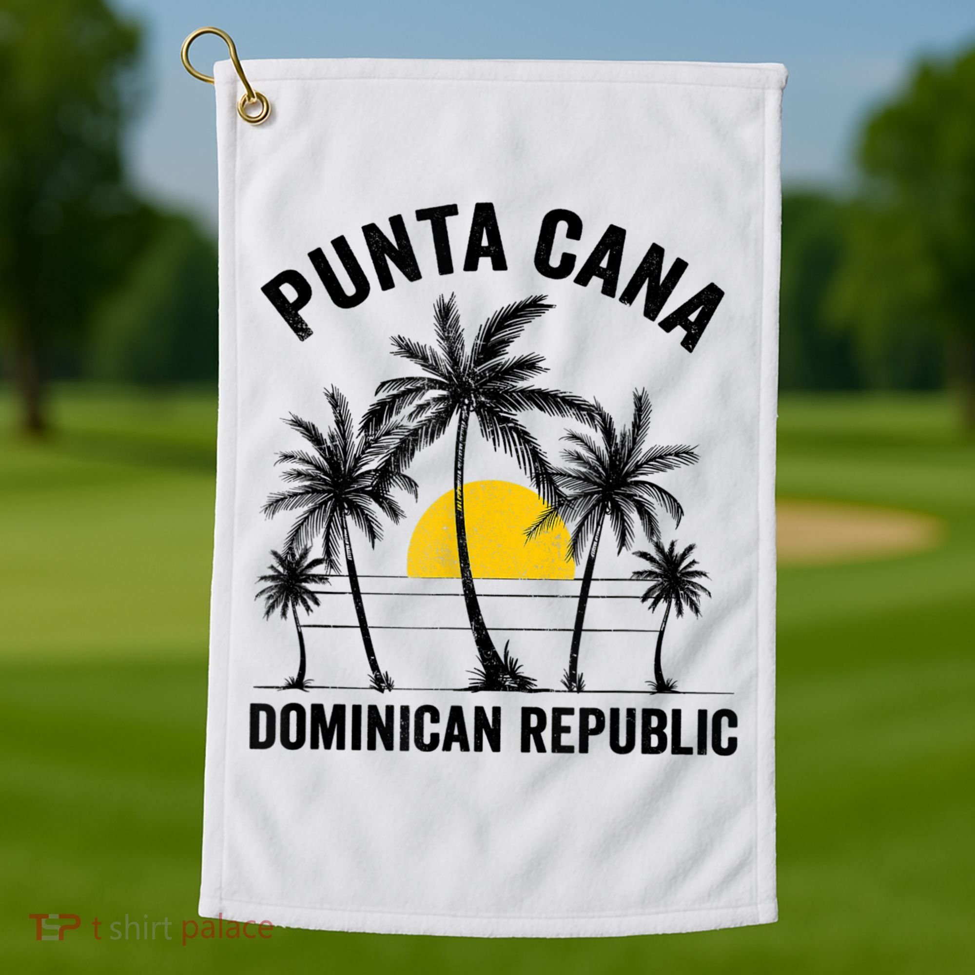 Punta Cana Beach Souvenir RD Dominican Republic 2022 Golf Towel
