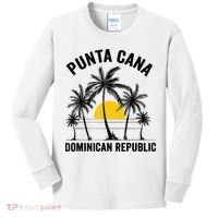 Punta Cana Beach Souvenir RD Dominican Republic 2022 Kids Long Sleeve Shirt thumb 0