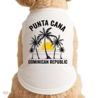 Punta Cana Beach Souvenir Rd Dominican Republic Doggie Tank thumb 0