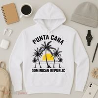 Punta Cana Beach Souvenir Rd Dominican Republic Hoodie thumb 3